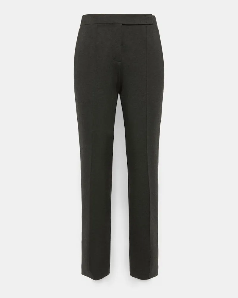 Dorothee Schumacher Hose mit schmalem Bein aus Punto Milano Grau