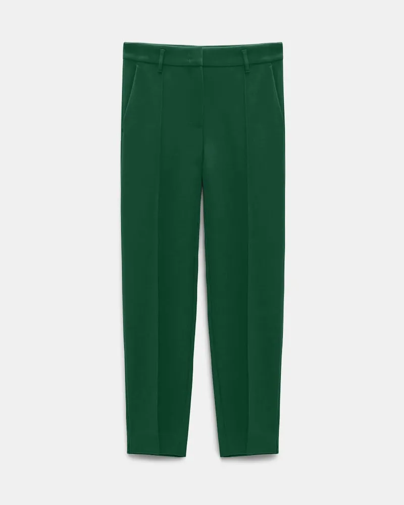 Dorothee Schumacher Zigarettenhose aus Punto Milano Grün