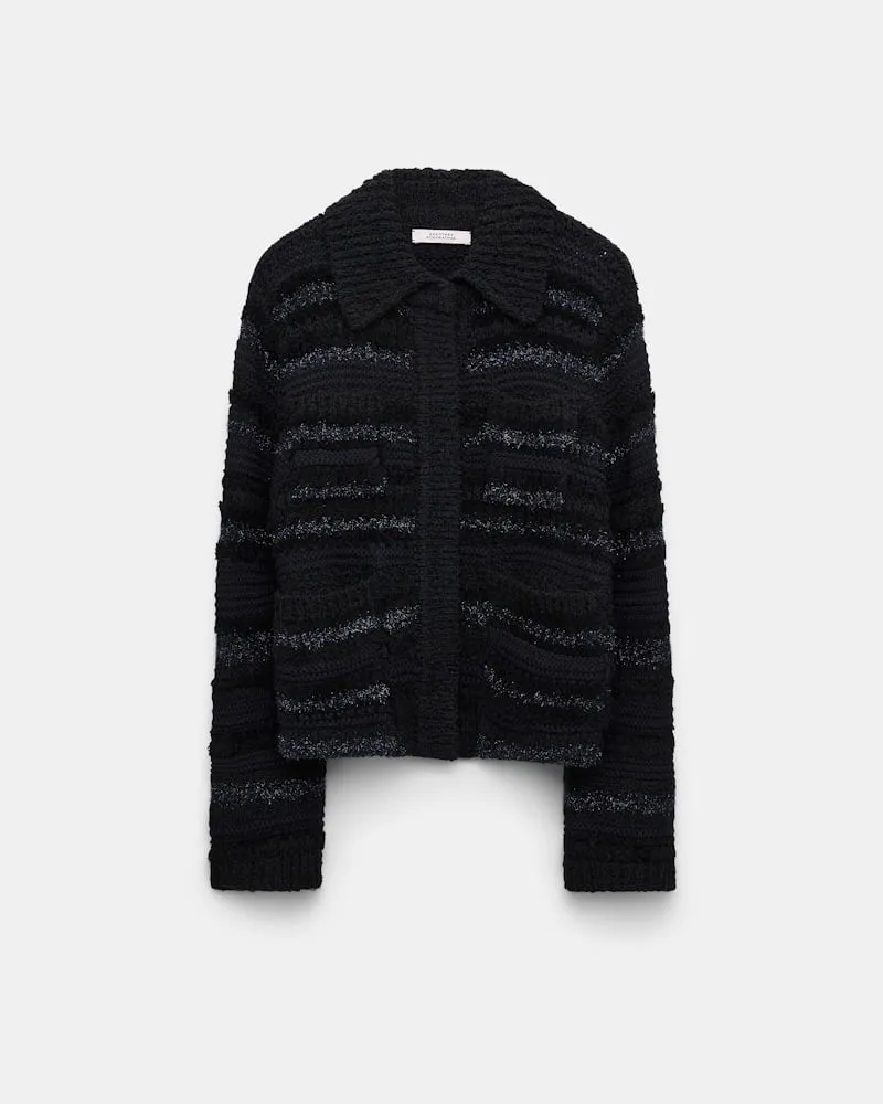 Dorothee Schumacher Gestreifter Cardigan aus Garnmix Multi