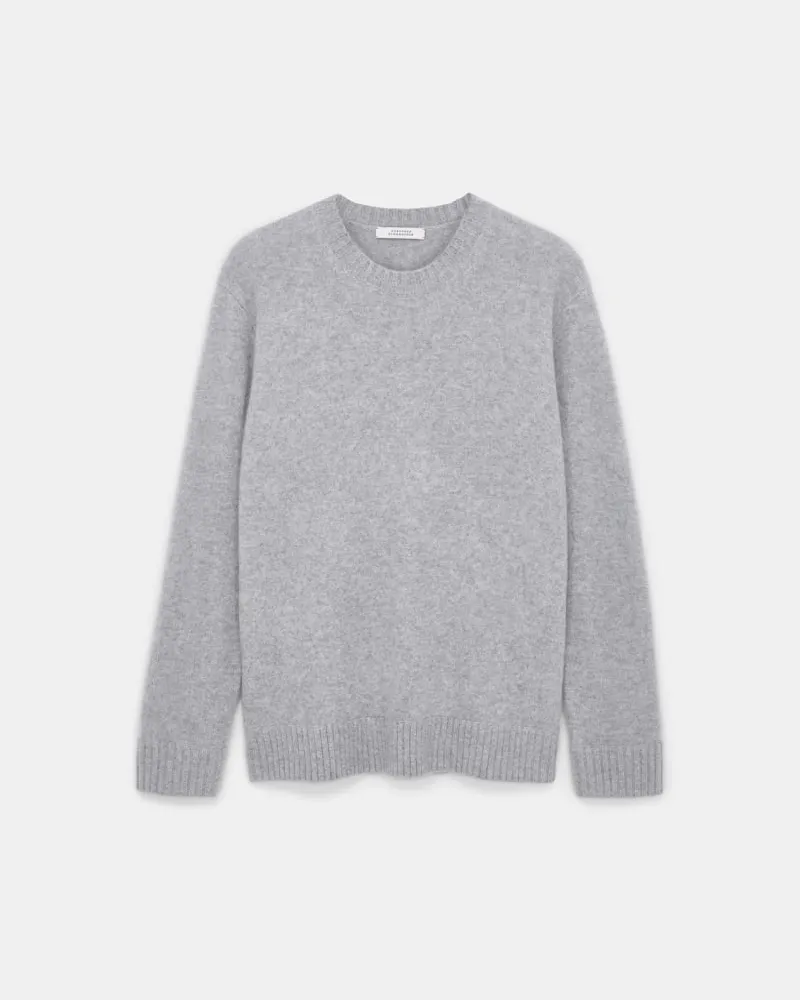 Dorothee Schumacher Fluffy Pullover aus Merino und Kaschmir Grau