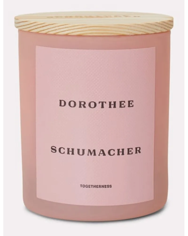 Dorothee Schumacher DUFTKERZE AUS SOJAWACHS MIT HOLZDECKEL Rosa