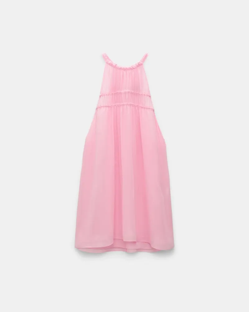 Dorothee Schumacher Neckholder-Top aus Seiden-Georgette Rosa