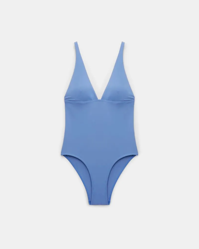 Dorothee Schumacher Badeanzug mit Metallnieten Blau