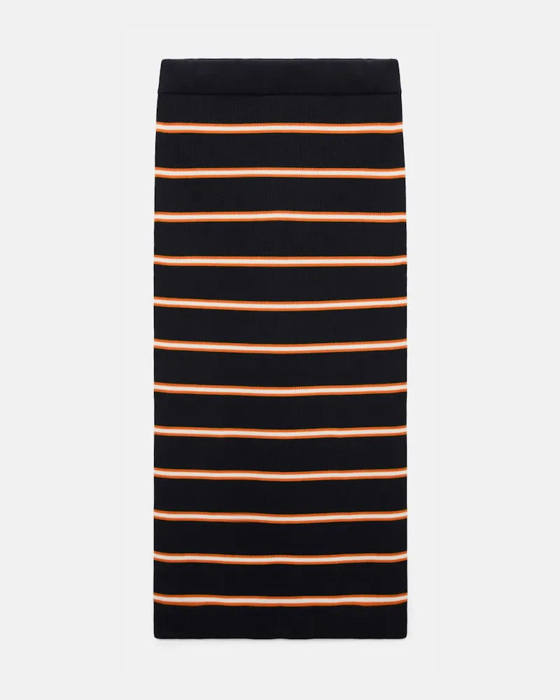 Dorothee Schumacher Gestreifter Rock Blau