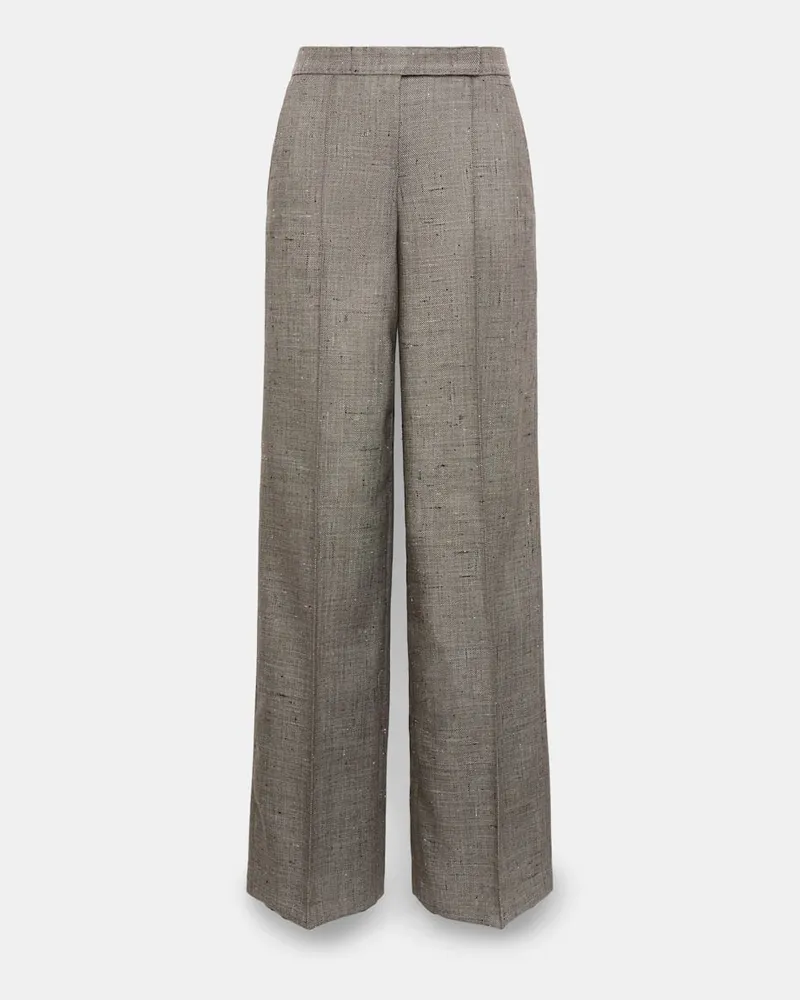 Dorothee Schumacher Hose mit weitem Bein Braun