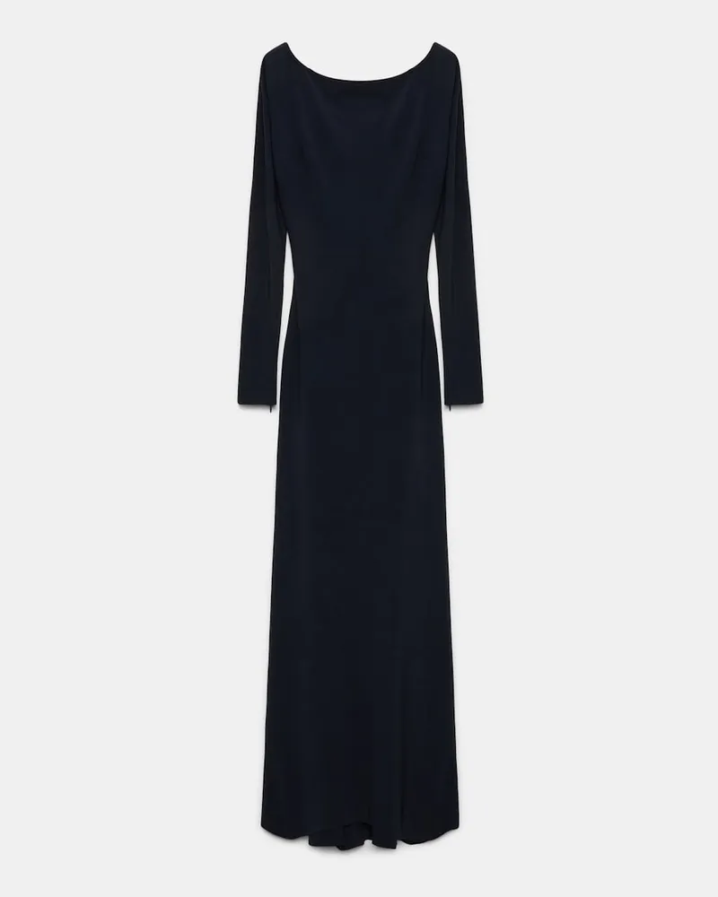 Dorothee Schumacher Abendkleid mit Boatneck Blau