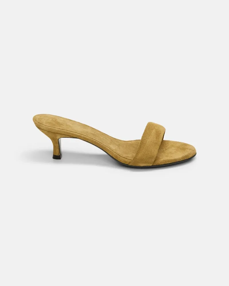 Dorothee Schumacher Mules mit Kitten Heel Grün