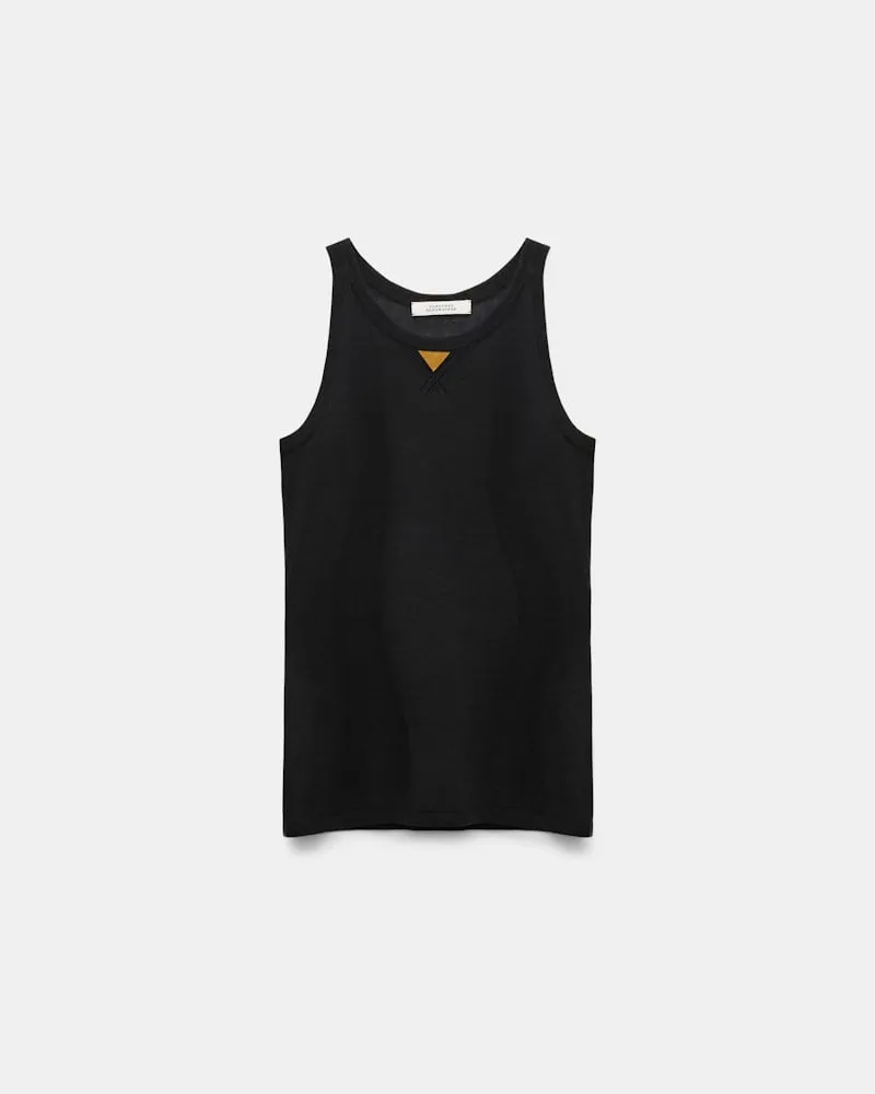 Dorothee Schumacher Top mit Rundhalssausschnitt Schwarz