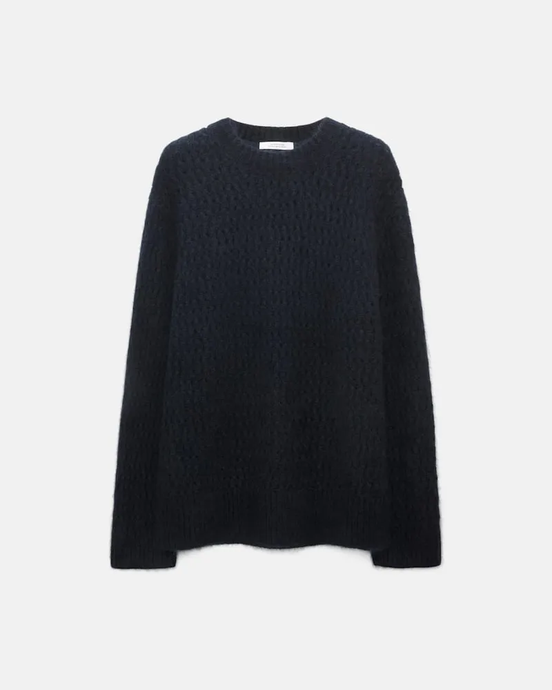 Dorothee Schumacher Pullover aus Merino und Kaschmir Blau