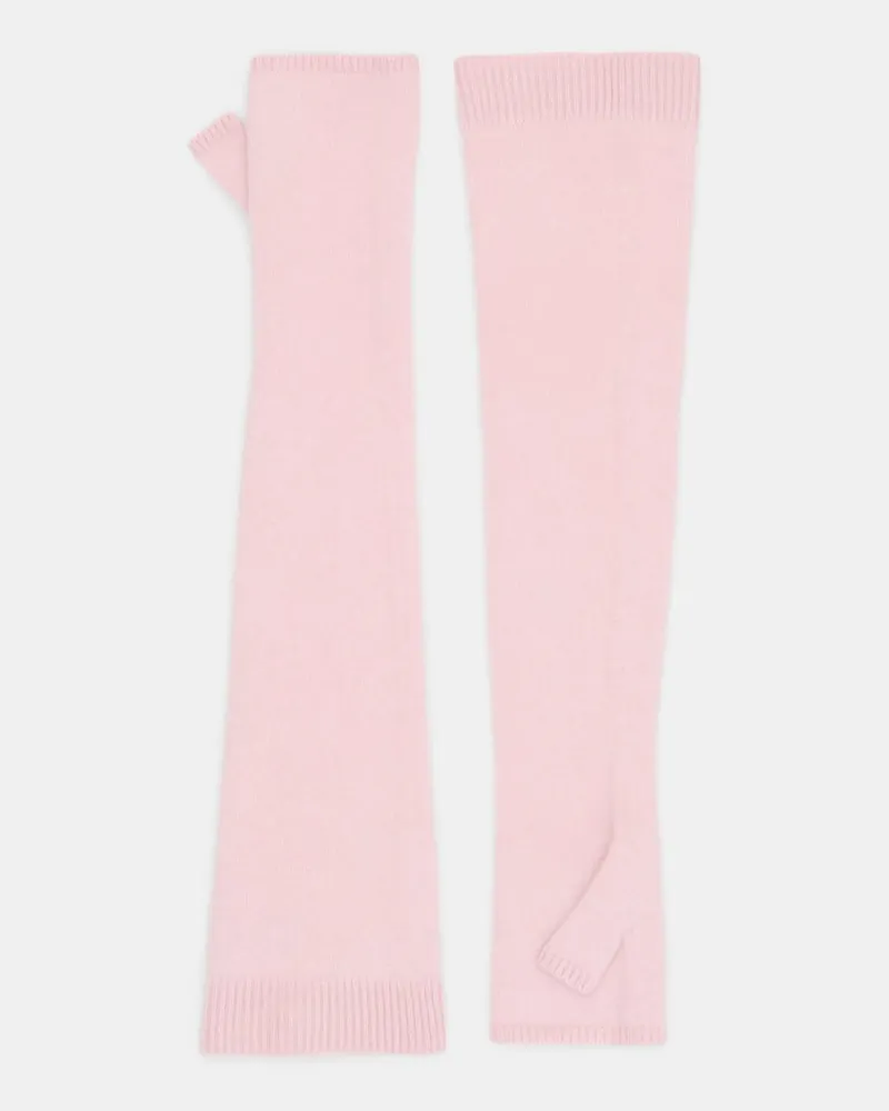 Dorothee Schumacher Fluffy Handschuhe aus Merino und Kaschmir Rosa