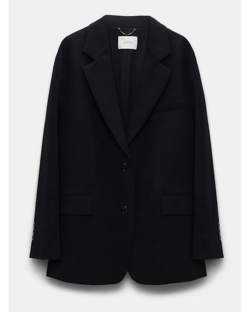 Dorothee Schumacher Oversized Blazer aus Punto Milano Schwarz