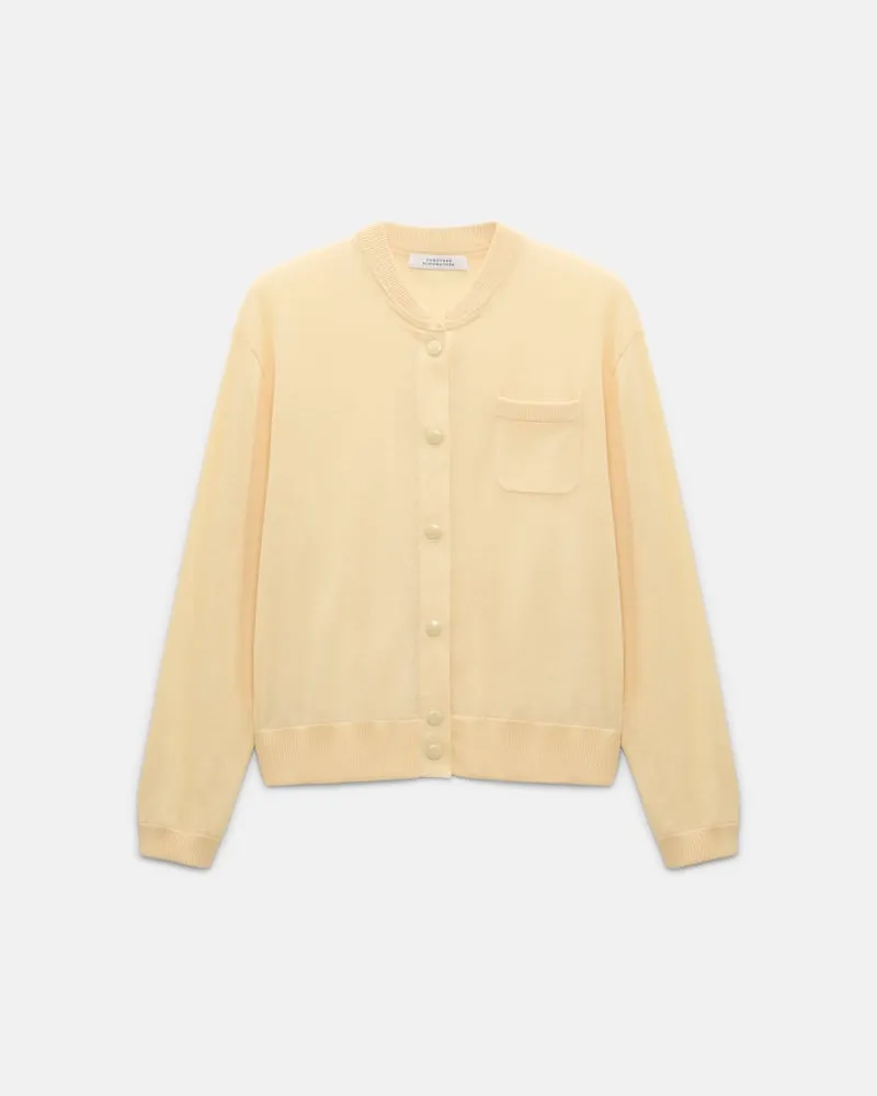 Dorothee Schumacher Cardigan im Bomberjacken-Stil Gelb