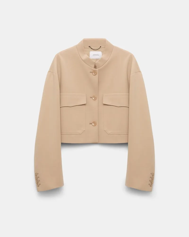 Dorothee Schumacher Verkürztes Jacket aus Punto Milano Beige