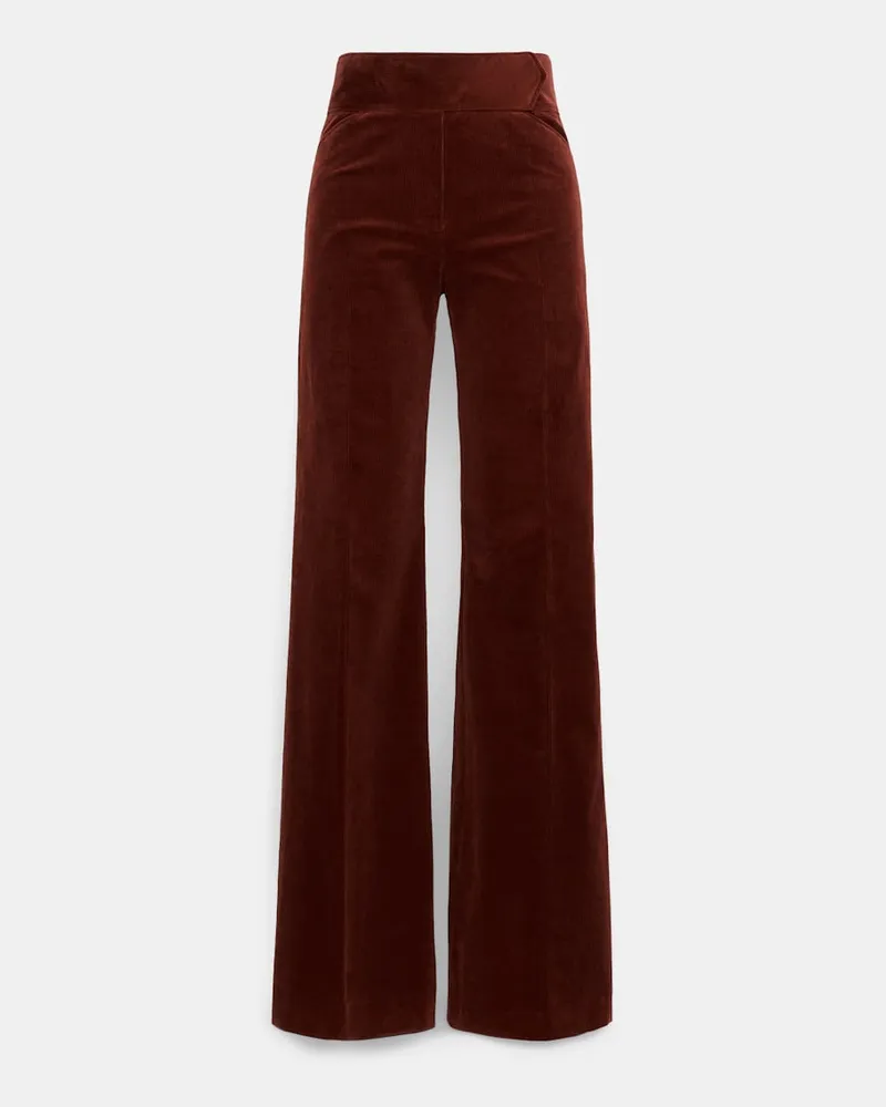 Dorothee Schumacher Cord Hose mit ausgestelltem Bein Braun