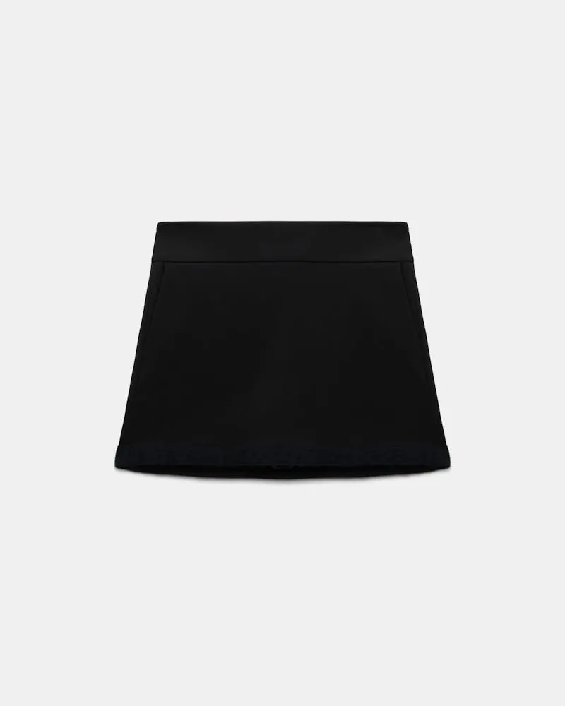 Dorothee Schumacher Minirock aus Punto Milano Schwarz