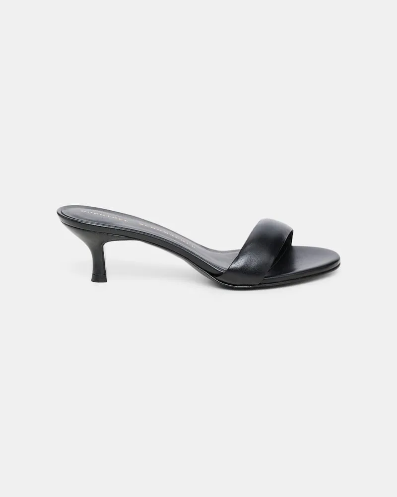 Dorothee Schumacher Mules mit Kitten-Heel Schwarz