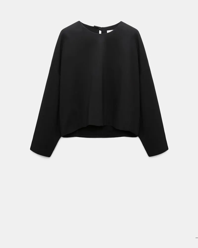 Dorothee Schumacher Pullover aus Punto Milano Schwarz