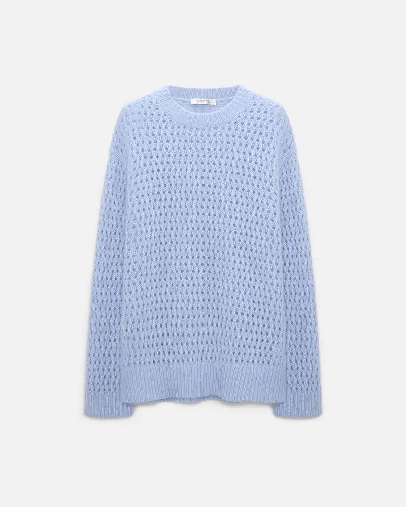 Dorothee Schumacher Pullover aus Merino und Kaschmir Blau