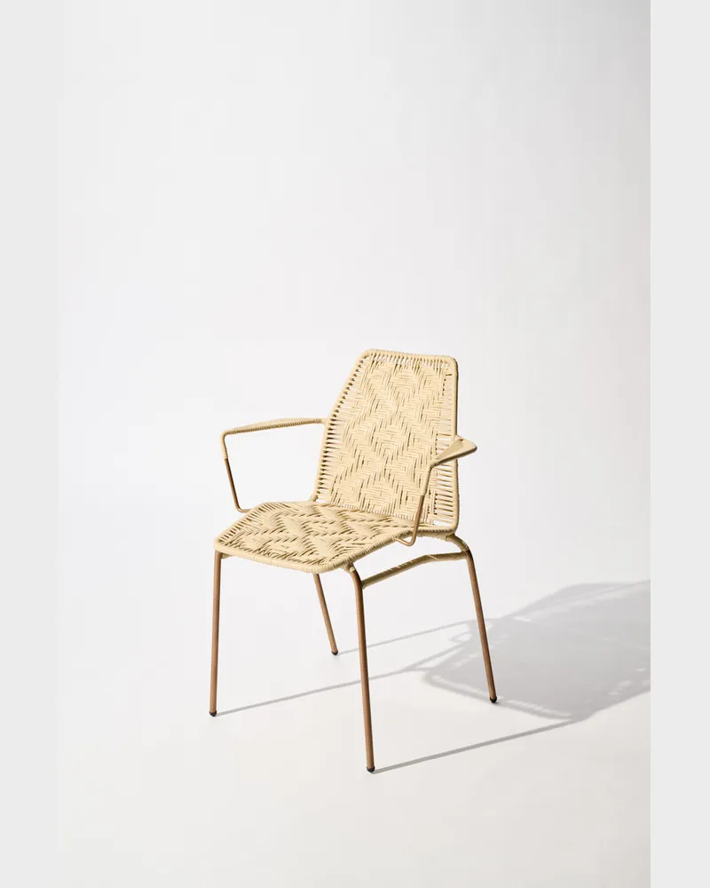 Dorothee Schumacher Handgeflochtener Stuhl Beige