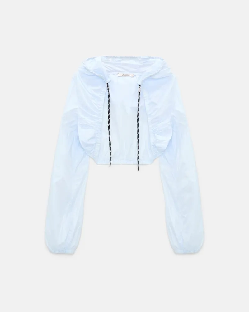 Dorothee Schumacher Styling Piece mit Kapuze und Arm-Cover Blau