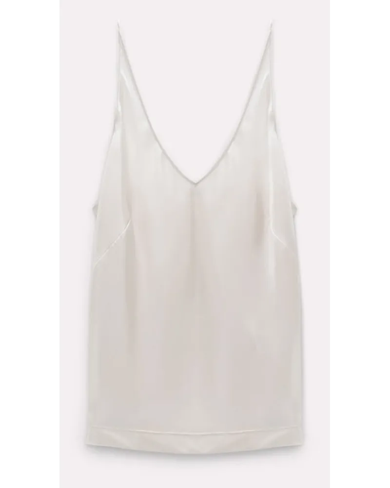 Dorothee Schumacher Top aus Satin mit verstellbaren Trägern Weiß