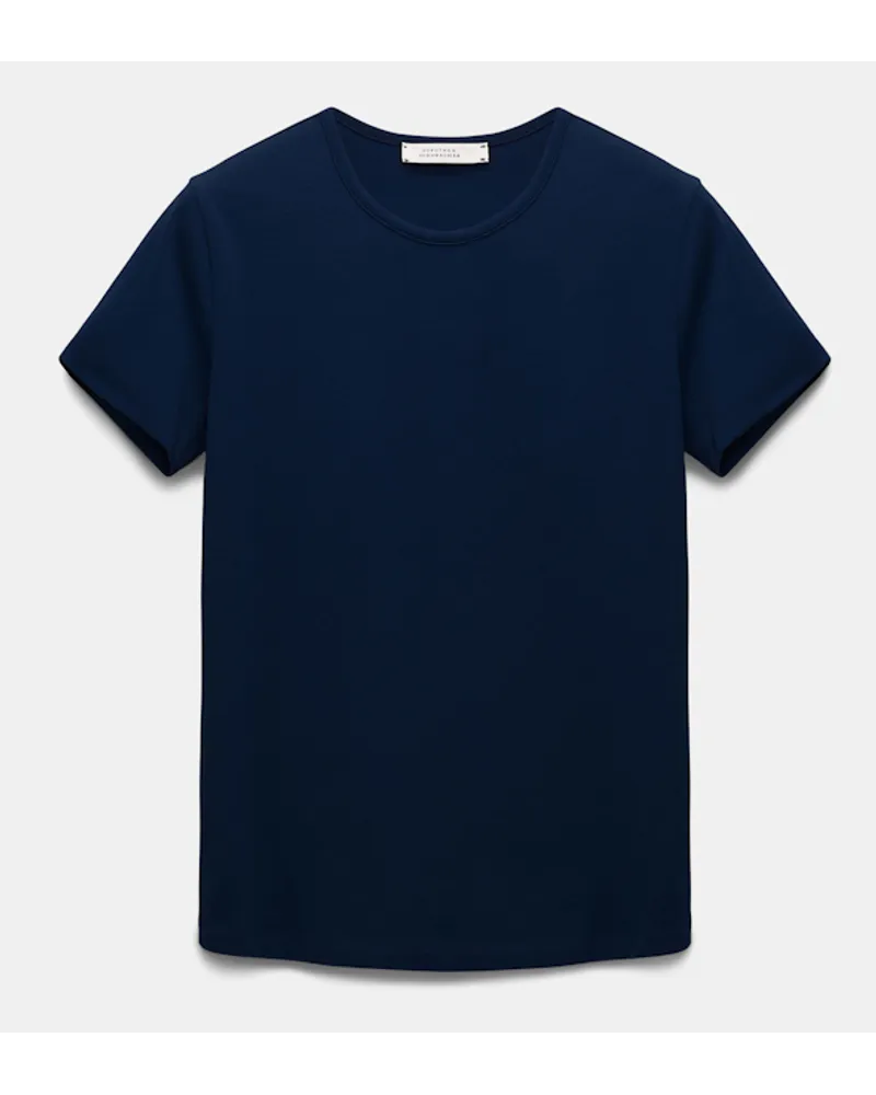Dorothee Schumacher T-Shirt mit Rundhalsausschnitt Blau