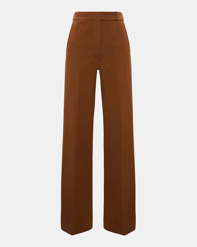 Dorothee Schumacher Wide Pants aus Punto Milano Braun