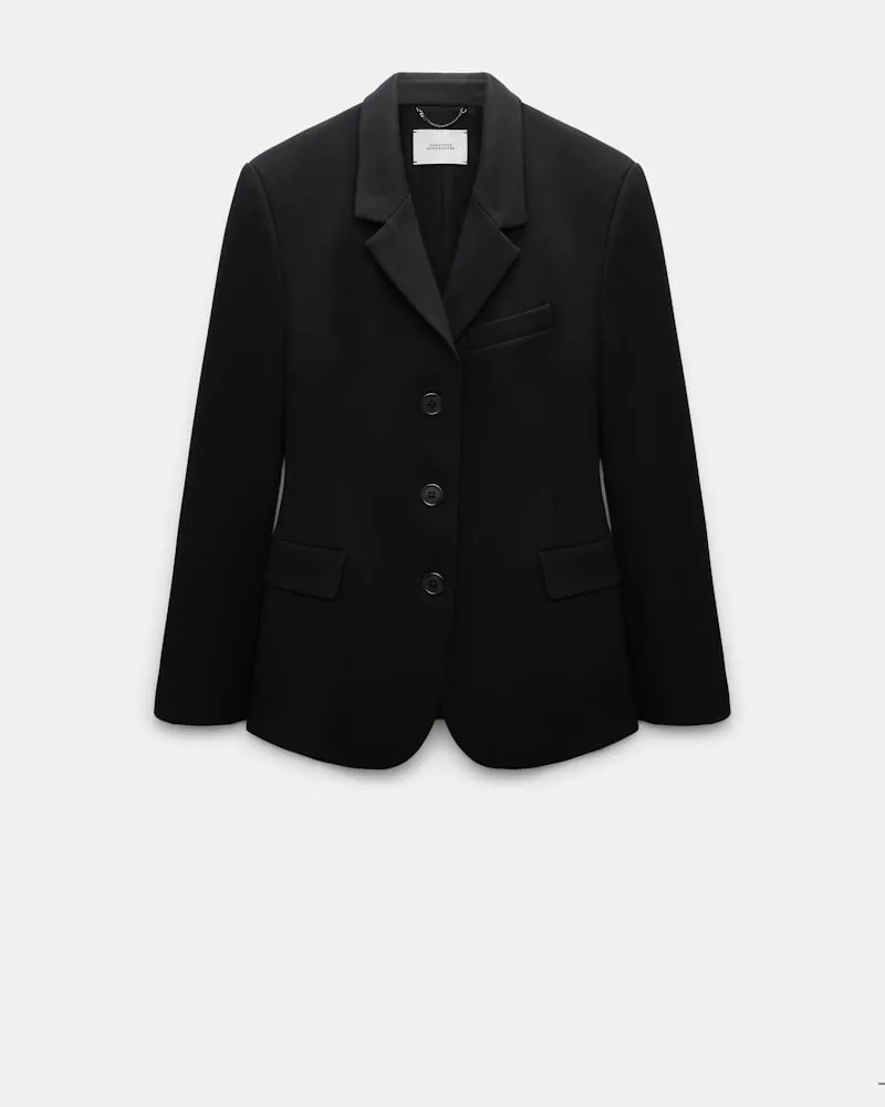 Dorothee Schumacher Blazer aus Punto Milano Schwarz
