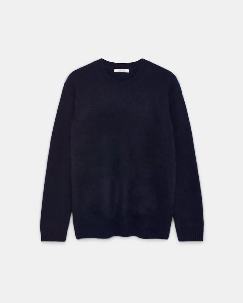 Dorothee Schumacher Fluffy Pullover aus Merino und Kaschmir Blau