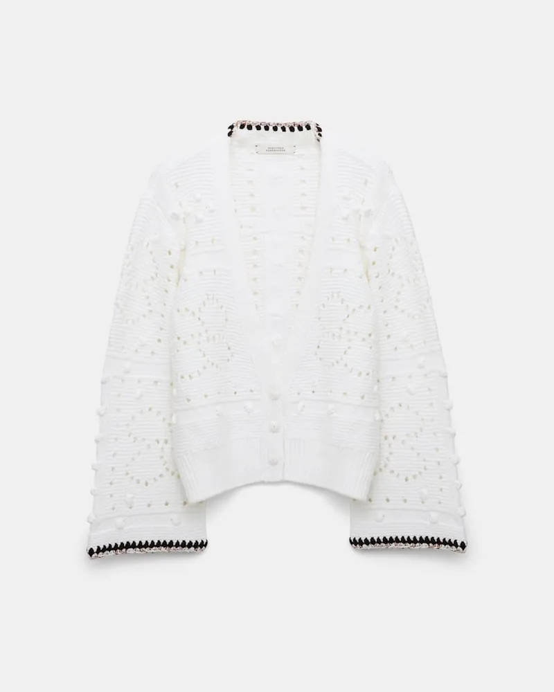 Dorothee Schumacher Pointelle Cardigan Weiß