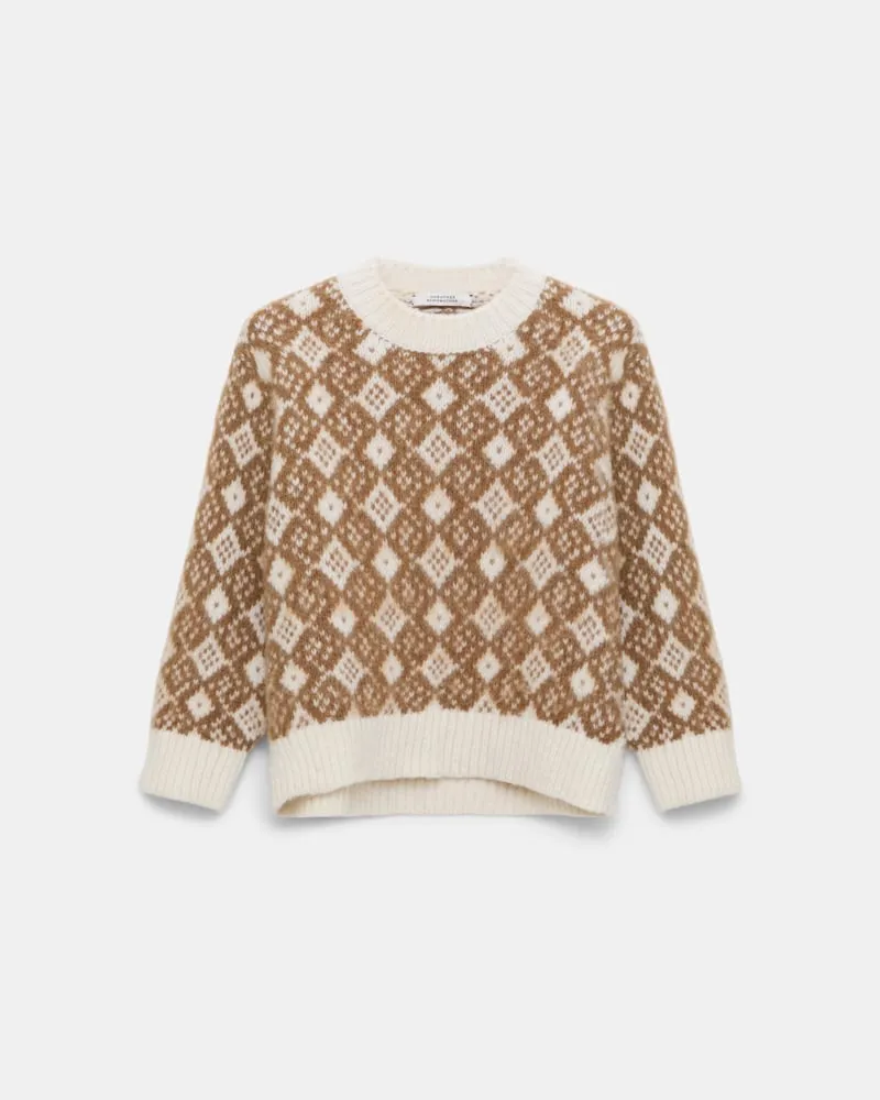 Dorothee Schumacher Jacquard Pullover Braun