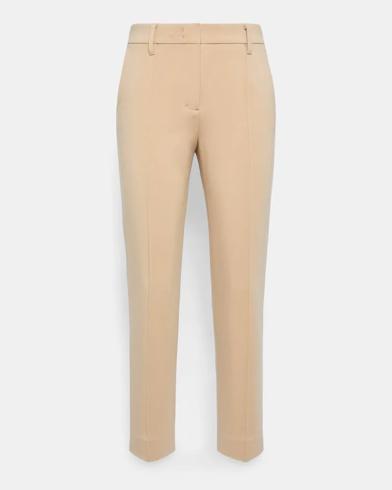 Dorothee Schumacher Zigarettenhose aus Punto Milano Beige