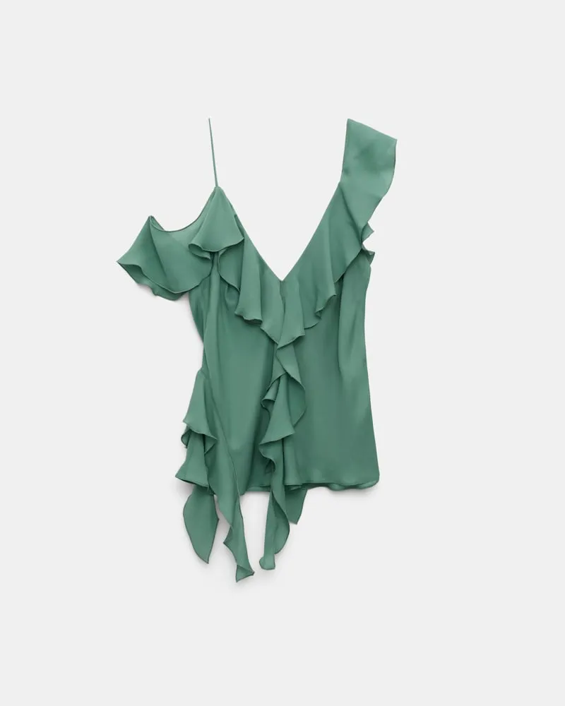 Dorothee Schumacher Top mit Volants Grün