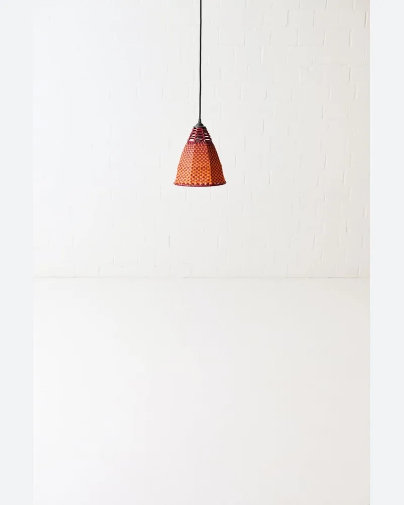 Dorothee Schumacher Kleiner handgeflochtener Lampenschirm Multi