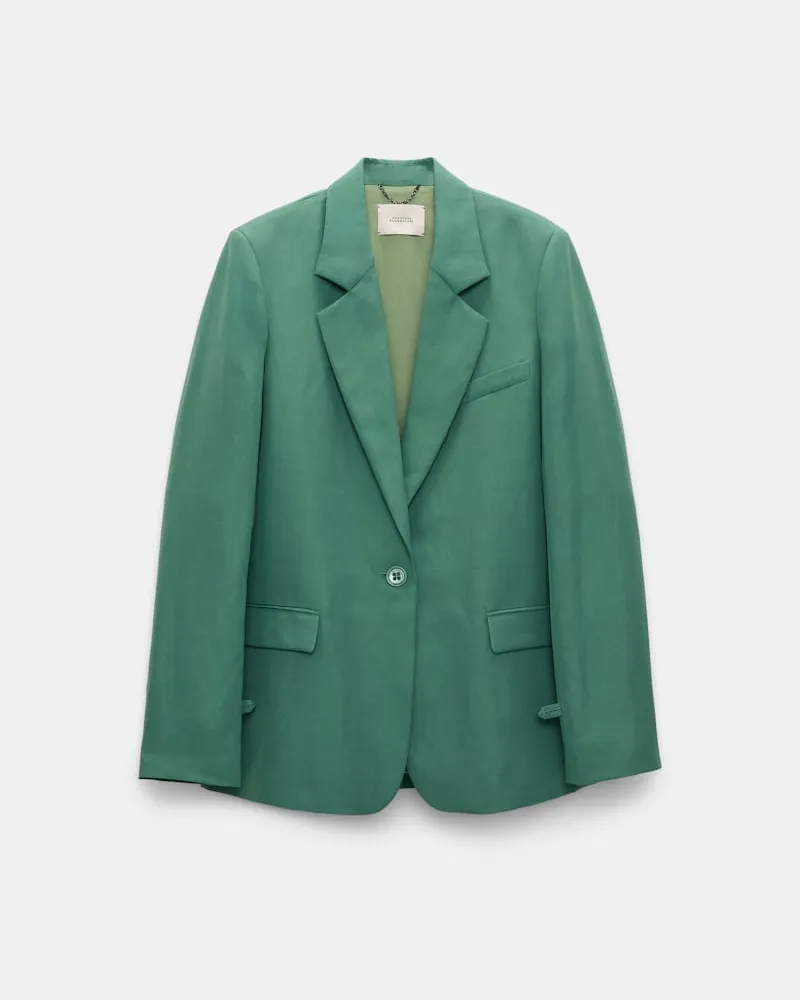 Dorothee Schumacher Blazer aus technischem Leinen Grün