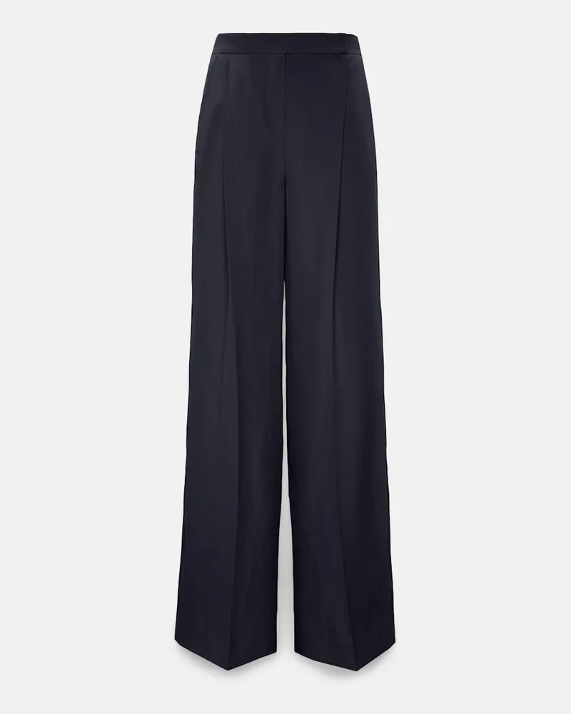 Dorothee Schumacher Hose aus technischem Leinen Blau