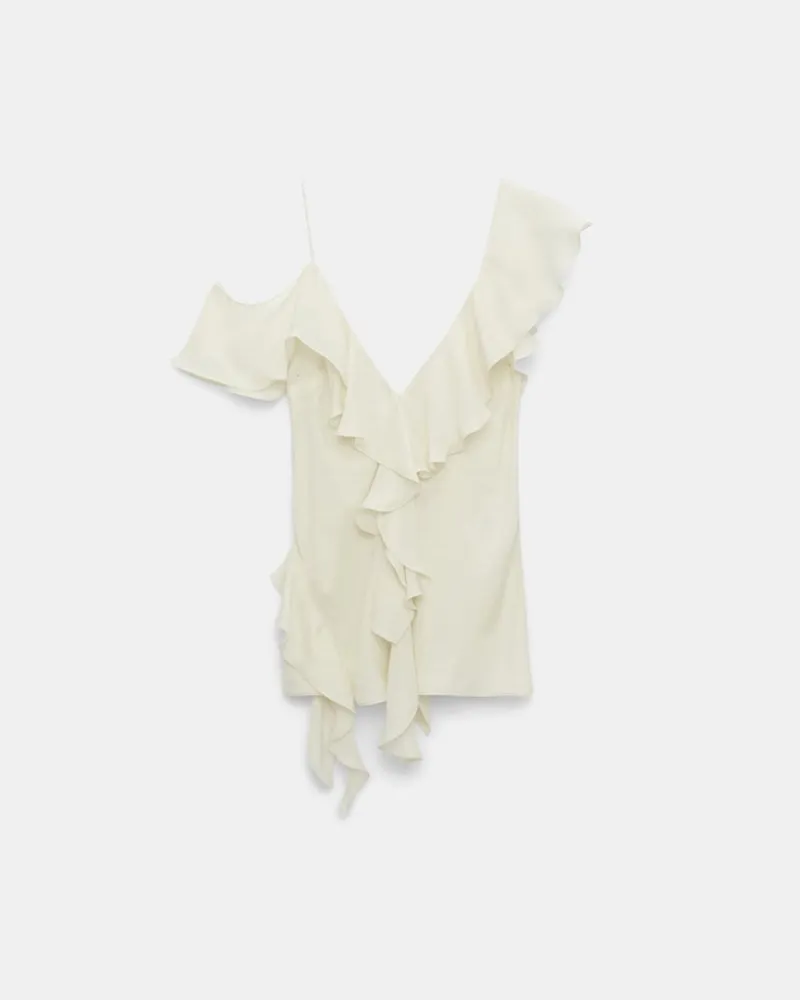 Dorothee Schumacher Top mit Volants Weiß