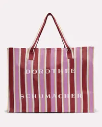 Dorothee Schumacher Gestreifte Tote aus recyceltem Plastik Multi