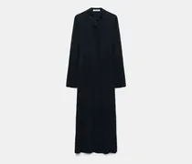 Seidenkleid mit Details aus Seiden Crêpe de Chine