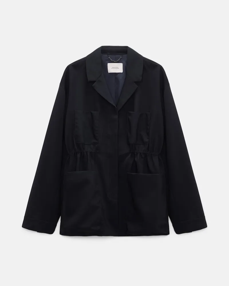 Dorothee Schumacher Wool Field Jacket Blau