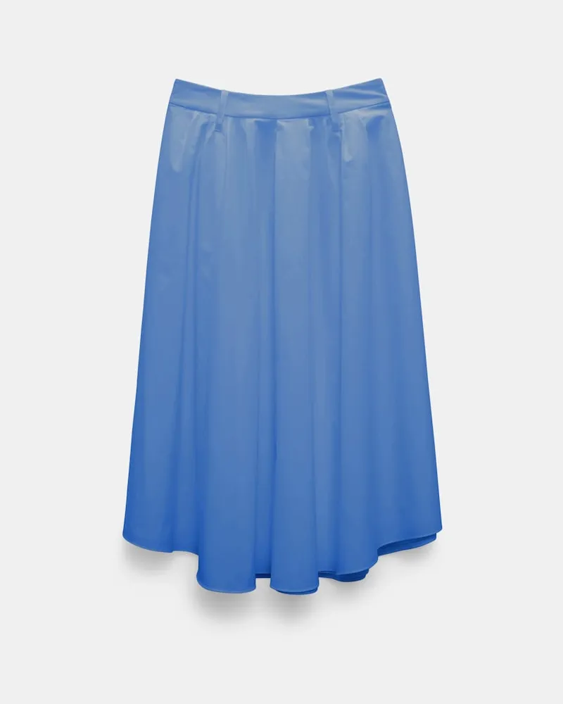 Dorothee Schumacher Midi-Rock aus Baumwoll-Popeline Blau
