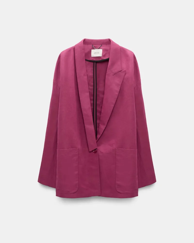 Dorothee Schumacher Blazer mit asymmetrischem Reverskragen Rot