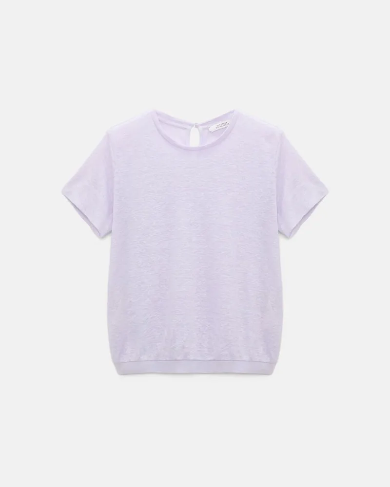 Dorothee Schumacher Shirt mit Strickbündchen Violett