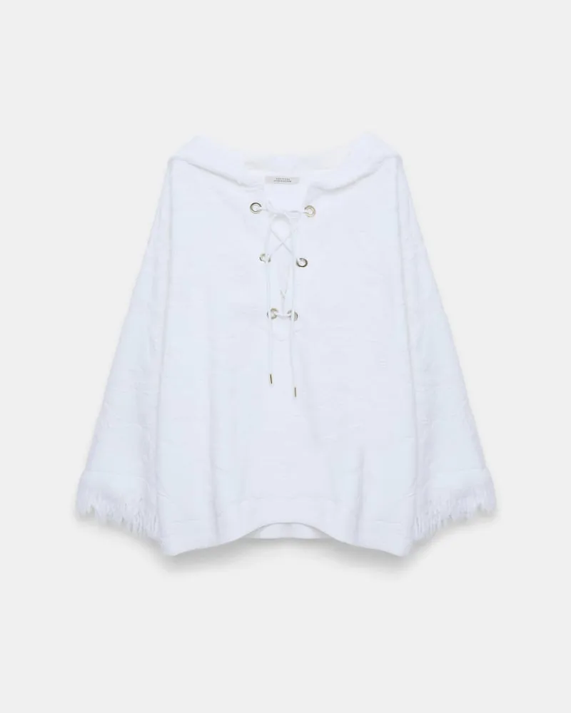 Dorothee Schumacher Hoodie mit floralem Muster Weiß