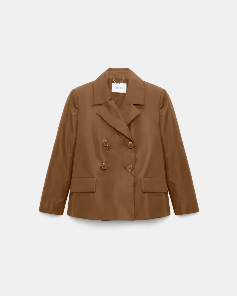 Dorothee Schumacher Boxy Blazer aus Nylon Braun