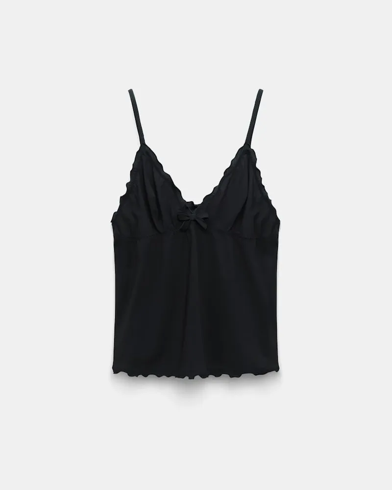 Dorothee Schumacher Lingerie Top aus technischem Jersey Schwarz
