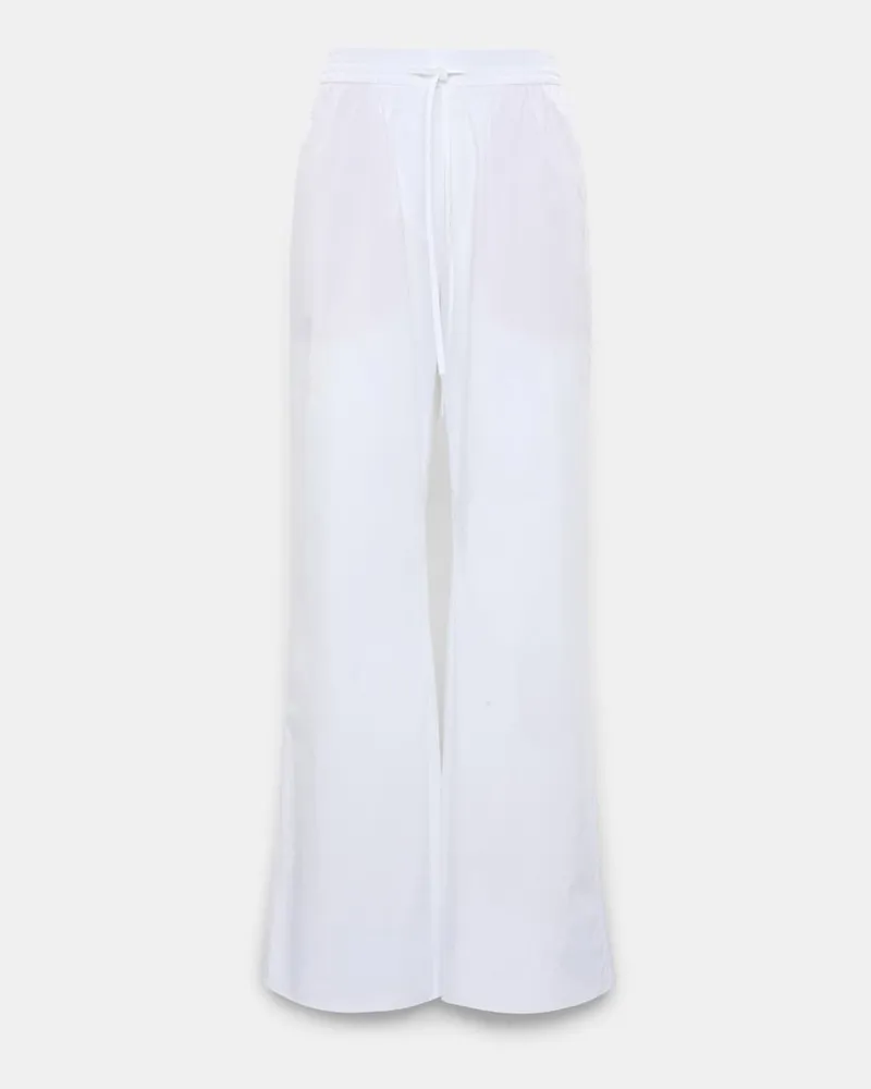 Dorothee Schumacher Hose aus Baumwoll-Popeline Weiß