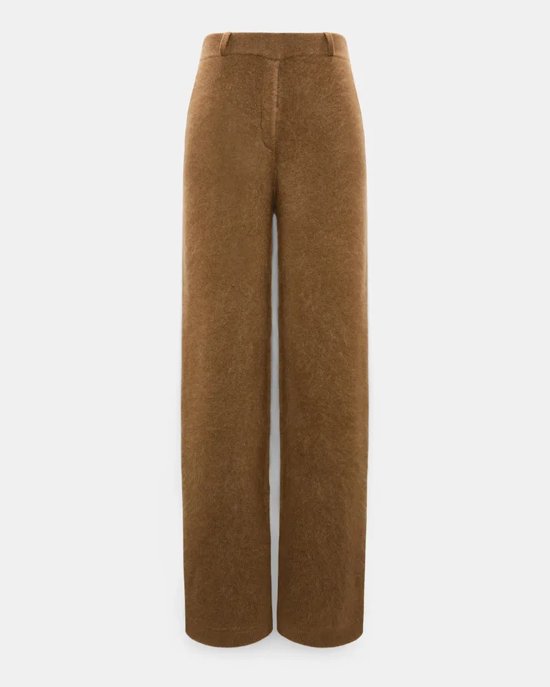Dorothee Schumacher Pants aus Merino und Kaschmir Braun