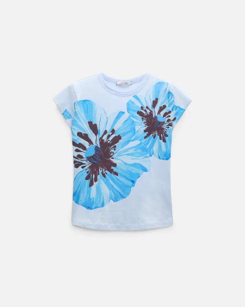 Dorothee Schumacher Baby-Tee Printshirt Blau