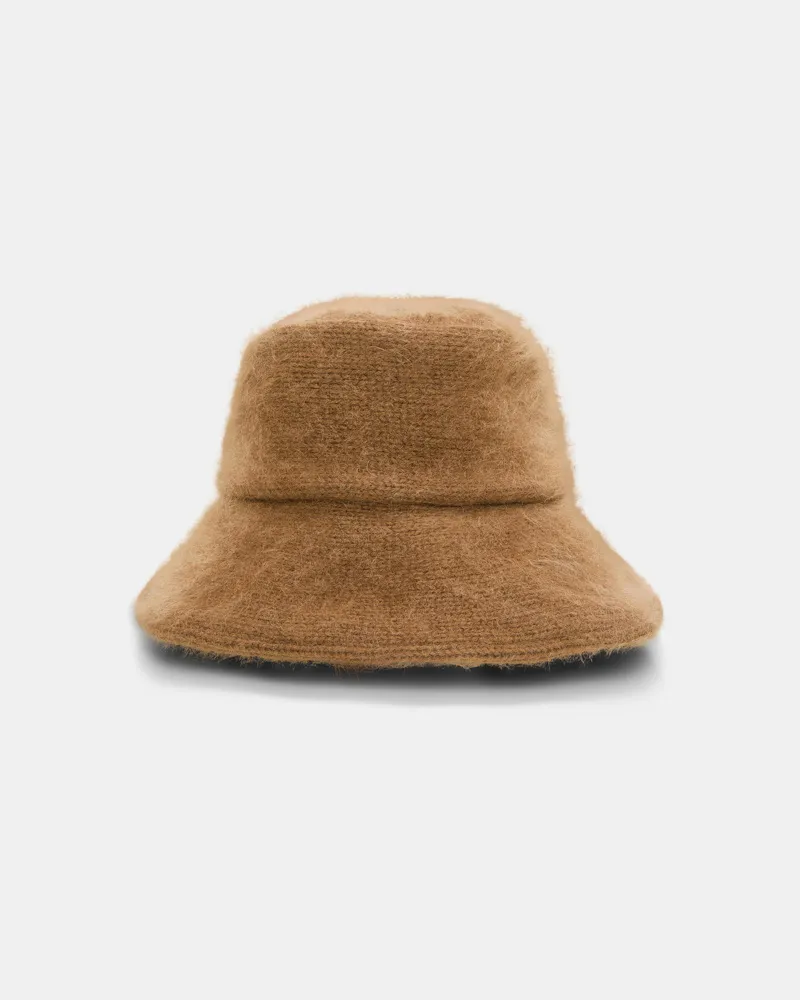 Dorothee Schumacher Hut aus Merino und Kaschmir Braun